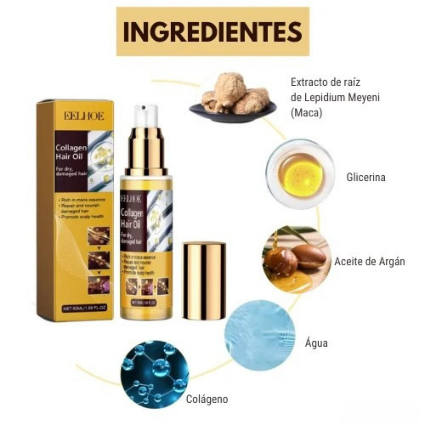 Aceite Esencial Reparador de colágeno 50ml