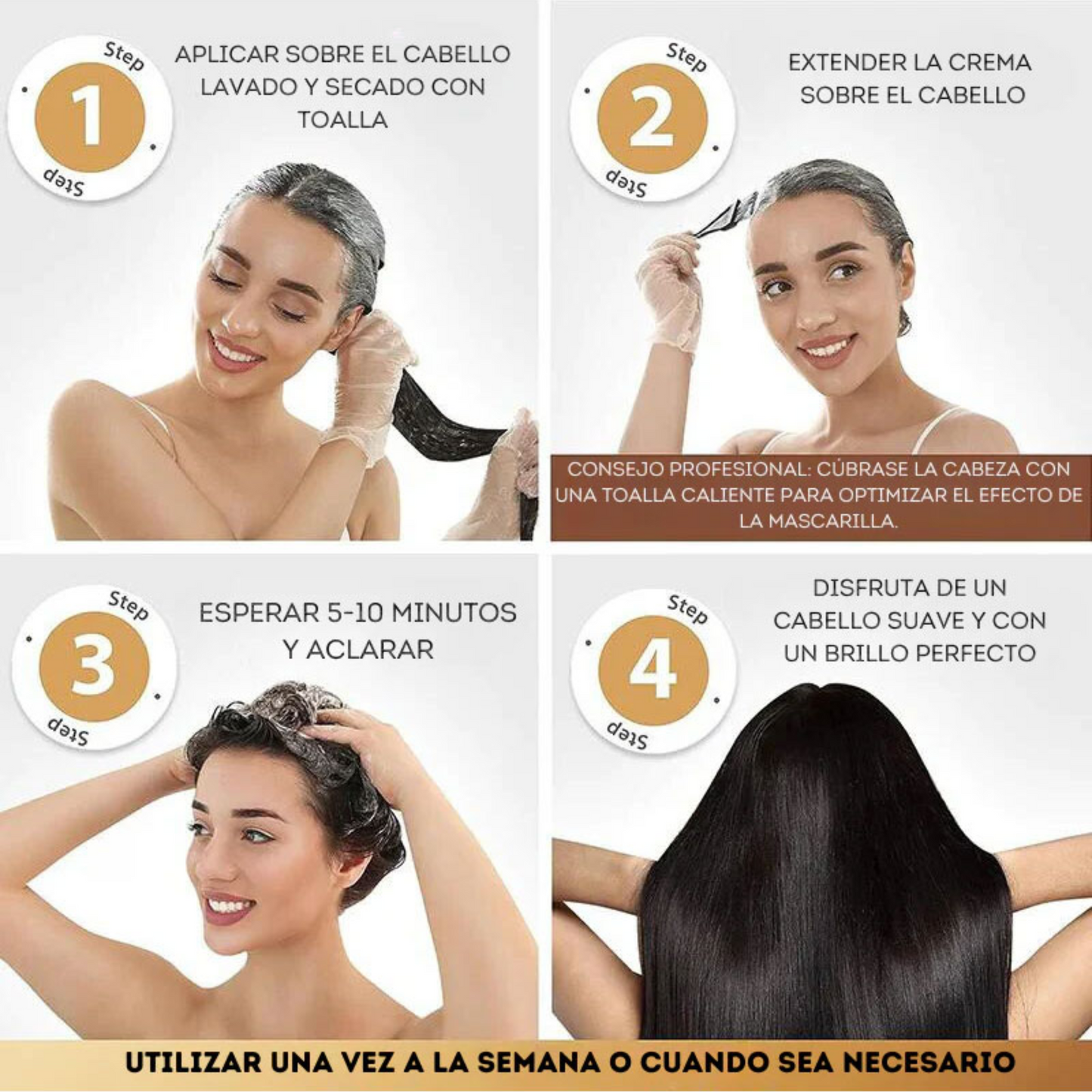 Mascarilla Capilar Reparadora + Crema de Jengibre GRATIS