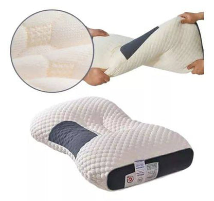 DeepSleep™ Almohada de punto ergonómica 3D