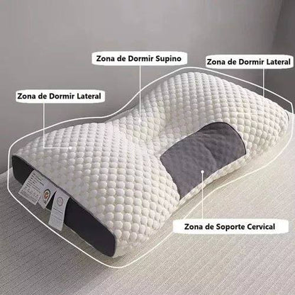 DeepSleep™ Almohada de punto ergonómica 3D