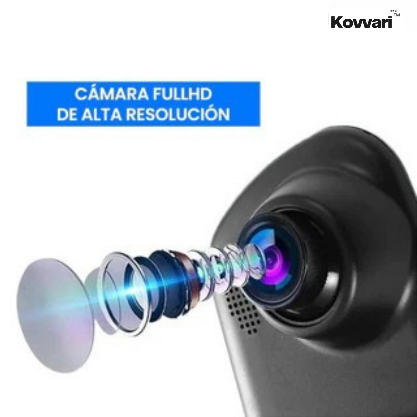 ClearView™ Retrovisor con Cámara Full HD - Visión y Seguridad Total