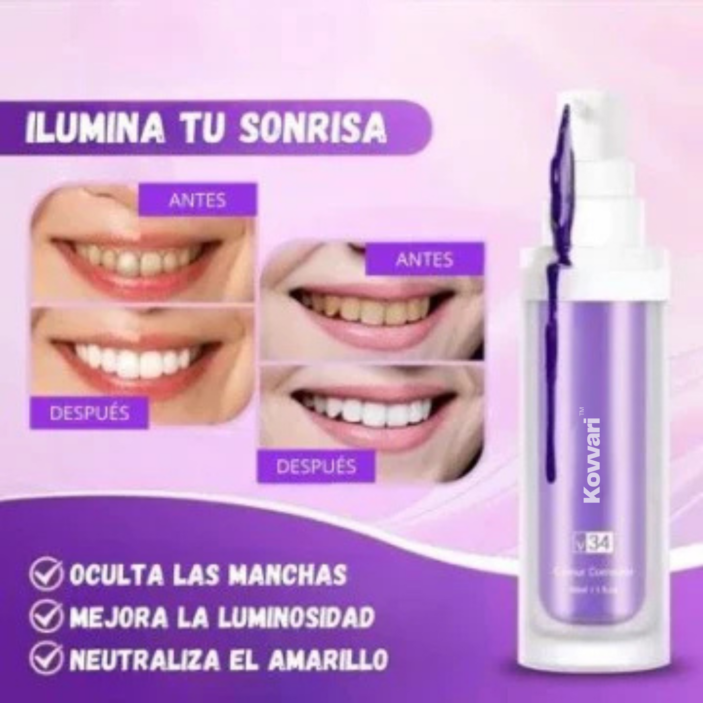 Kovvari™ Blanqueador Dental V34 PREMIUM