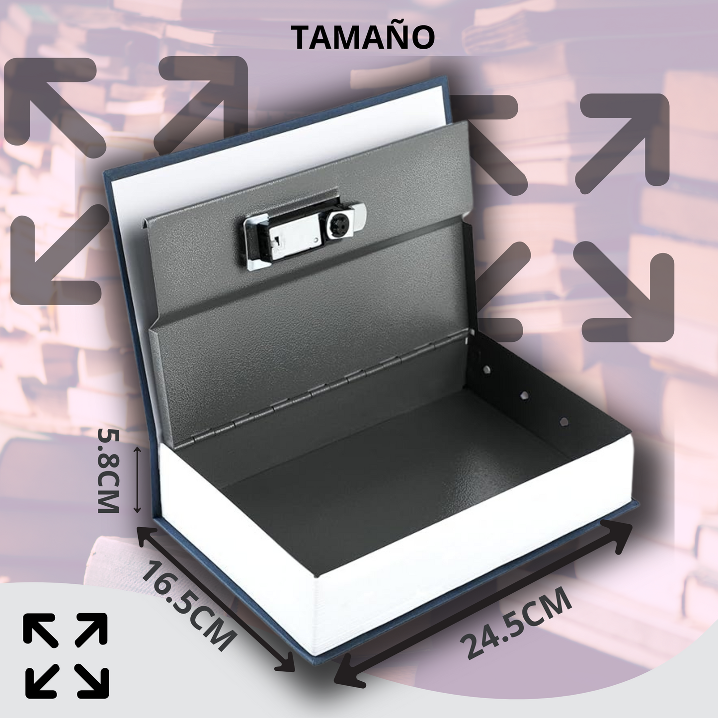 Safebook™- Libro Caja Fuerte Antirrobo